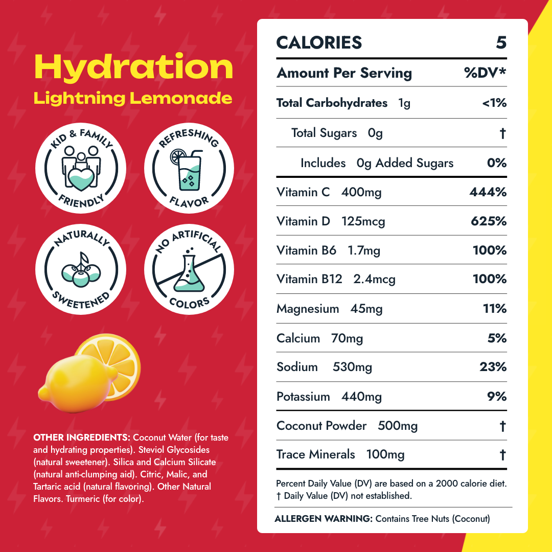 VitaWild Hydration 30 Serving Tub | Lightning Lemonade