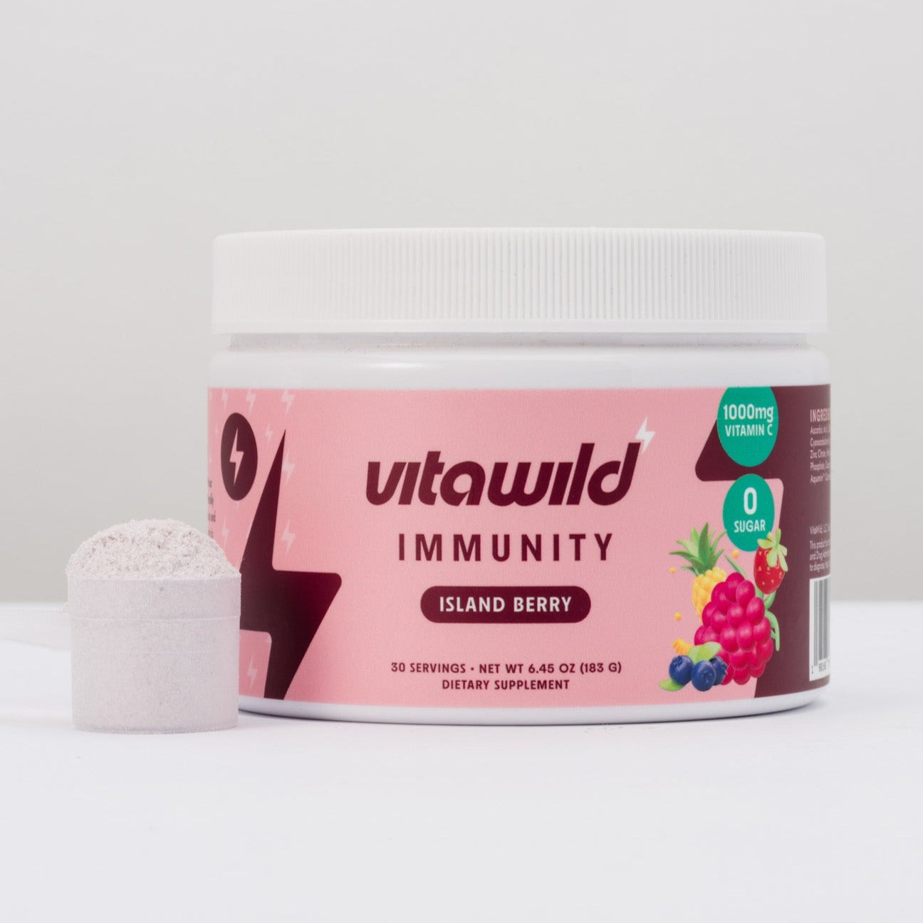 VitaWild Immunity 30 Serving Tub | Island Berry