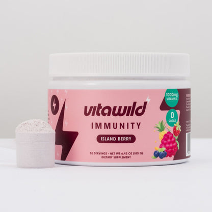 VitaWild Immunity 30 Serving Tub | Island Berry